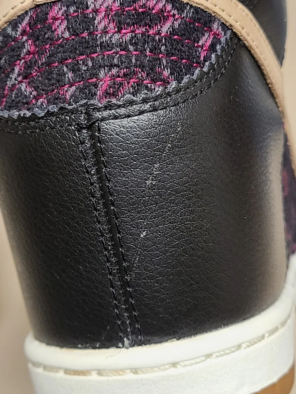 Nike Dunk Sky Hi Premium Purple Tribal wedge skateboard sneakers size 7